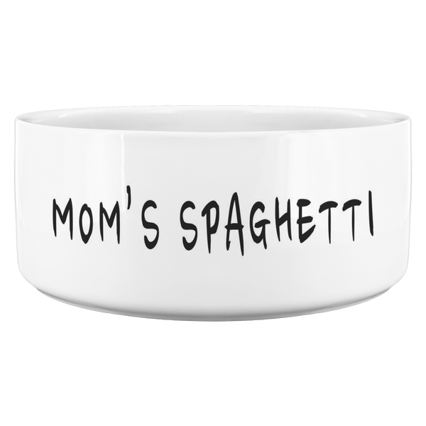 Mom's Spagehetti Pet Bowl