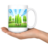 Girl Say Something White Mug