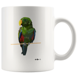 Larry Eclectus White Mug