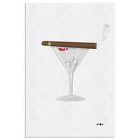 Cigar's and Lipstick Rectangle Gallery Canvas