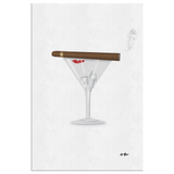 Cigar's and Lipstick Rectangle Gallery Canvas