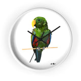 Larry Eclectus Wall Clock