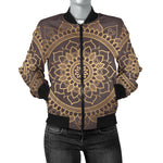 While Im Sippin On This Gin Mandala  Bomber Jacket