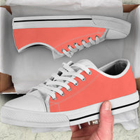 Salmon Low Top Shoes