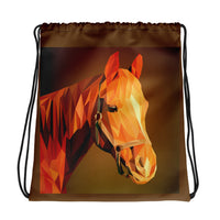 Hank The Horse Drawstring bag