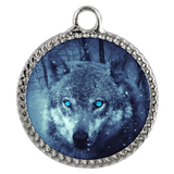 Custom Gray Wolf Necklace