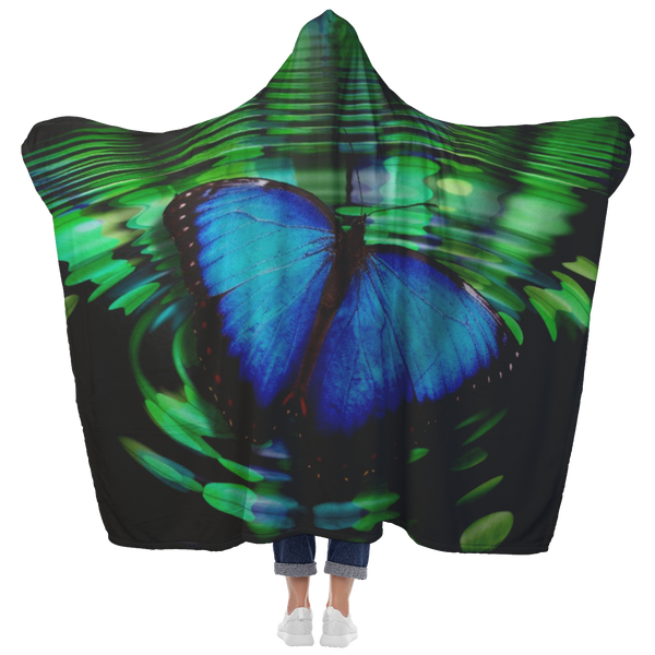 Butterfly Hoodie Blanket